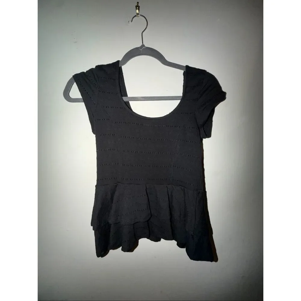Lucca Couture size L women’s black top